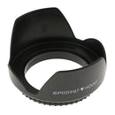 67mm Reversible Tulip Flower Crown Petal Shaped Lens Hood Provides Protection