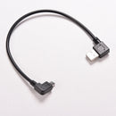 Micro USB 5 Pin Male to USB 2.0 A Male Cable Converter 90 Degree Adapter EW  Tw