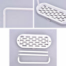 Kitchen Holder for Towel Sink Sponge Rack Shelf for Kitchen Bathroom Dish CSEAU