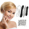 Hair Bun Clip Maker Pads Hairpins Roller Braid Twist Sponge Styling Accesso A