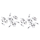 40 Pieces Worm Jig Fishing Lure Kits Insert Tube Rattles Shake Accessories