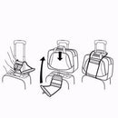 Travel Luggage Bag Bungee Suitcase Adjustable Belt Backpack Carrier Strap