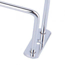 1-Row Kitchen   Wine Glass Cup Rack Stemware Storage Holder Organizer