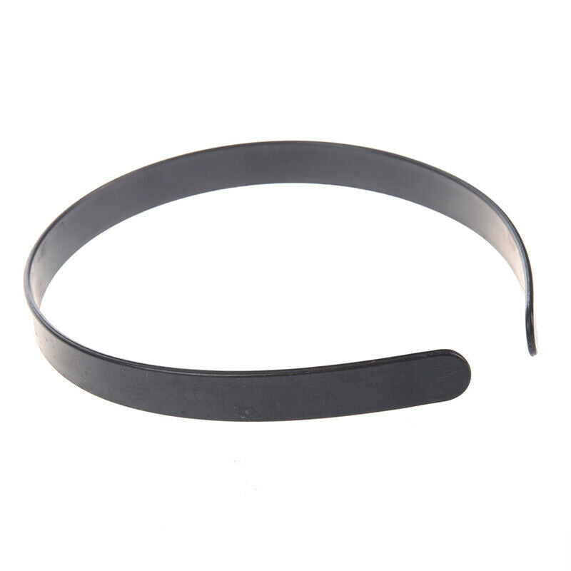 1/2" Black Plastic Hair Headband - 36 Pieces Z5P3