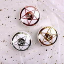 Circle Contact Lens Box Diamond With Mirror Travel Portable Case Stora 3C