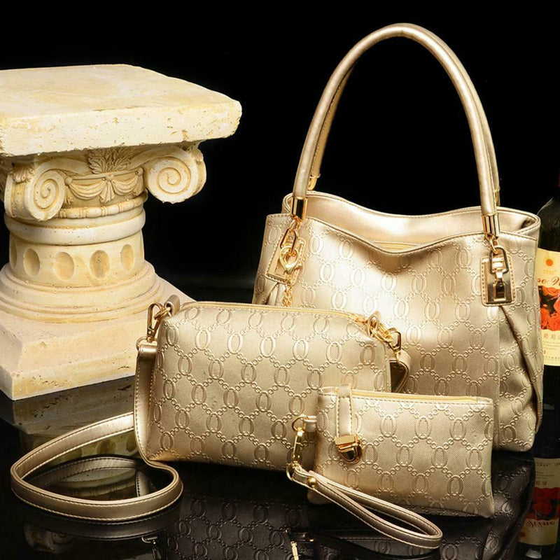 Womens Handbag Set Leather Shoulder Messenger Tote Purse Ladies Bag