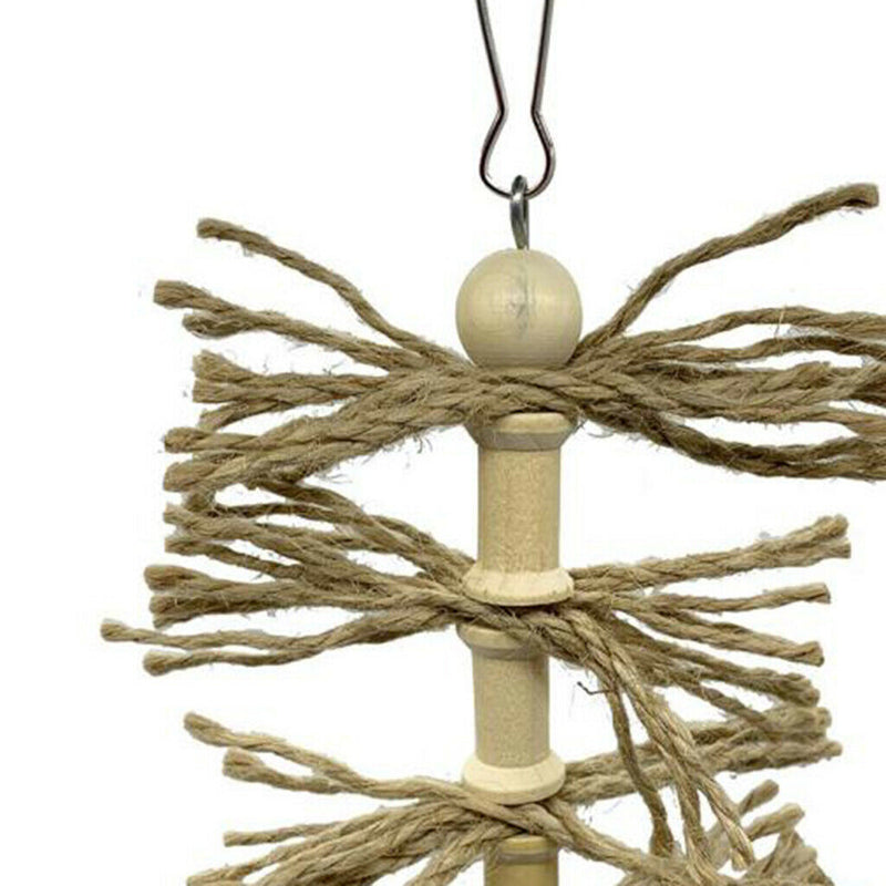 Set Of 15 Bird Parrots Stand Swing Chew Toys For