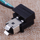2Pcs Car H1 Fog Light Lamp Bulb Socket Extension Wire Harness Connector Auto