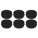 12Pcs 1Oz Black Aluminum Tin Jars Round Screw Lid Containers Empty Metal St