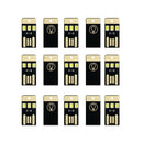 15pcs USB LED Portable Night Light Bright Mini Keychain Camping Car Lamp Module