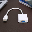 Male to Female Adapter HDMI to VGA Converter Digital Analog Audio Adapter Cable