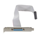 Motherboard DB25 1 Port Serial Parallel PCI Slot Header Cable Bracket