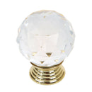 Handle Button 8pcs crystal door furniture dore K4N5