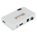 HDMI to RF Coaxial Analog Converter Box HD Adapter with Remote Control for TV