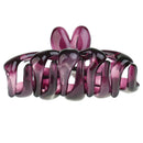 Purple Hair Claw Clamp Clip Acrylic Barrette Hair Accessory Holder