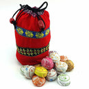 50pcs 10 Flavors Mini Yunnan Raw Ripe Puer Tea Lotus Rice Lemon with Gift Bag
