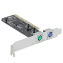 2 Ports Ps2 Ps/2 Pci Card+Low Profile Bracket Pci Ps2 Card For Pc Without U M2J4