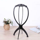 Black Plastic Wig Display Bracket Folding Durable Hat Wig Stand Holder Kit