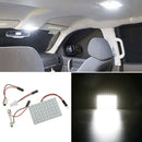 Car 3528 1210 48SMD LED Panel Dome Lamp Auto Interior Reading Plate Li JR