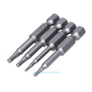 8pcs 50mm 1/4 Inch Steel Hex Shank Magnetic Hex Head Screwdriver Bits Tool
