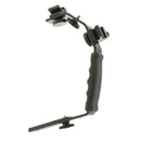 MagiDeal Double L-shaped Metal Flash Bracket Holder for Camera & Speedlite