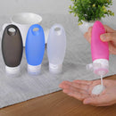 Portable Travel Silicone Emulsion Points Bottling Shower Shampoo Cosmetic A