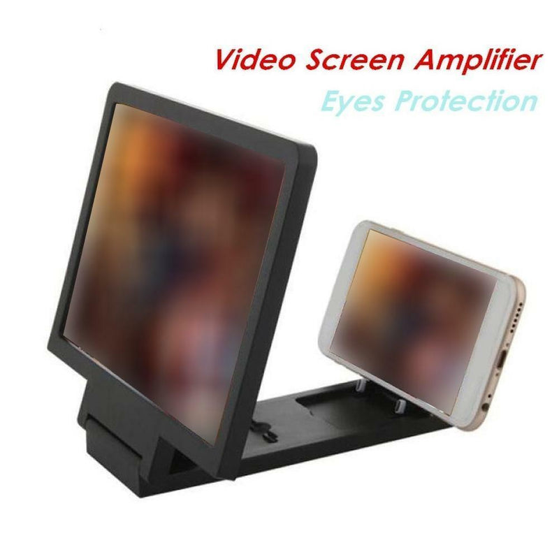 Mobile Phone Screen Magnifier Amplifier HD Expander Holder Stand for Movie A+