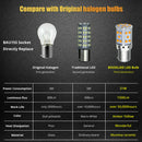 BAU15S 7507 Turn Signal Light PY21W 1156PY Canbus No Error Led Bulb Amber Lamp*2