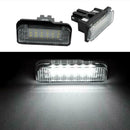 2pcs LED License Plate Lights for W211 W203 5D W219 R171 Number Plate Lamps