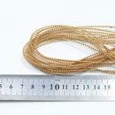 2pcs Beaded Lace Trim Ribbon Applique Sewing for Wedding Dress Collar Decor