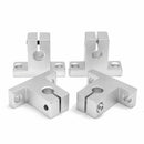 15Pcs 200Mm Optical Axis Guide Bearing Housings Aluminum Rail Shaft Lead Sc D1V3