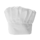 Unisex Hat Kitchen Chef Cap Adjustable Elastic Baker Cook Catering (White)