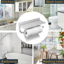 Paper Towel Holder Wall Mounted for Kitchen 13 Inch, Bathroom Tissue Roll H
