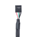 50cm USB 2.0 9 Pin Male to 9 Pin Female Adapter Extension Cable Cord Wire