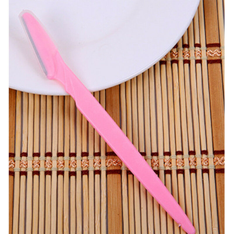 3x Womens Eyebrow Trimmer Comb Eyelash Hair Scissors Cutter Remover Makeup Tools