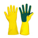 Reusable Household Cleaning Rubber Gloves Kitchen Dish Washing Scouring Pad