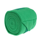 4pcs Soft Fleece Horse Leg Wraps Equestrian Leg Protection Equipment Green