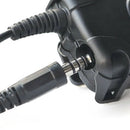 Throat Vibration Mic Earphone Headset NATO Plug for Radio CS A9Y5