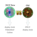 Portable Mini USB LED Clock Fan Cooler with Real Time Display Function Fan Delux
