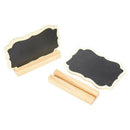 12 Mini Chalkboard Signs Stand-Chalkboard Place Cards Message Board Wedding C6Y6
