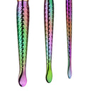 5pcs Purple Handle Makeup Cosmetic Brushes Set Powder Foundation Eyeshadow