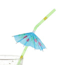 50 Umbrella Parasol Drinking Straws, Hawaiian Beach Cocktail Luau Party Dec