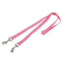 50cm nylon Duplex Double Dog Walk Coupler Twin Lead 2 Way Two Pet Leash Saf