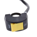 DC 12V 7/8" Motorcycle Handlebar On/Off Switch for LED Headlight Fog Light Lamp
