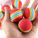 20X Golf Swing Training Indoor Practice Sponge Ball Golf Balls Rainbow Color 3c