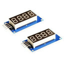 4 Bits TM1637 Digital Tube LED Display Module with Clock For Arduino Raspbe