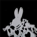 Alice Wonderland White Rabbit Metal Cutting Dies Stencil DIY Album Deco Craft BX