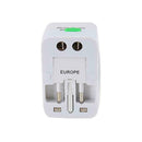 Global Universal Conversion Of Plug Socket Convert AC Power White Adapter K2I3