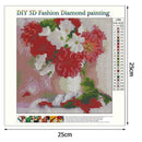 5D DIY Full Drill Diamond Painting Flowers Cross Stitch Embroidery Crafts