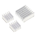 3Pcs Heat Sink 14*14*5mm/ 8*8*5mm Aluminum Heatsink Radiator+Copper Heatsink